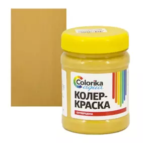 Колер-краска Colorika Aqua, охра желтая, 0.3 кг