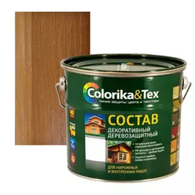 Состав деревозащитный Colorika&Tex, тик, 2.7 л 