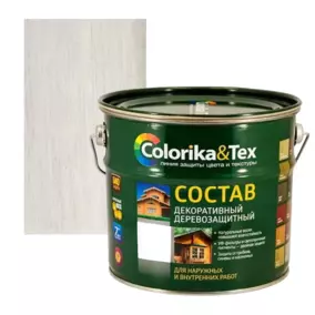 Состав деревозащитный Colorika&Tex, иней, 2.7 л