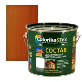 Состав деревозащитный Colorika&Tex, орегон, 2.7 л