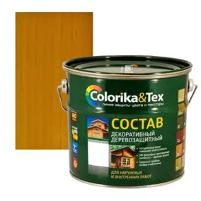 Состав деревозащитный Colorika&Tex, сосна, 2.7 л