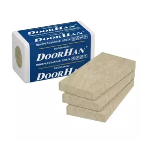 Минвата DoorHan «Лайт 35» 1200х600х50 мм (5.76 м²/0.288 м³) 8 плит