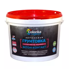 Грунтовка Colorika Aqua бетон-контакт 8 кг