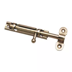 Задвижка накладная (шпингалет) белый цинк 80 мм