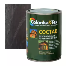 Состав деревозащитный Colorika&Tex, палисандр, 0.8 л