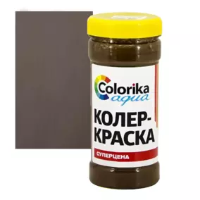 Колер-краска Colorika Aqua, шоколадная, 0.5 кг