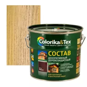 Состав деревозащитный Colorika&Tex, дуб, 2.7 л