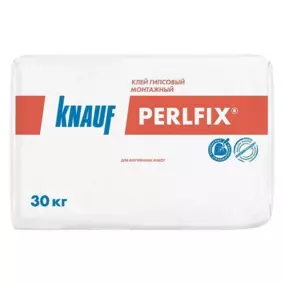 Клей KNAUF «Perlfix» гипсовый, монтажный, 30 кг 