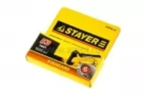 Скобы для степлера  6мм, тип 53, красные,  STAYER