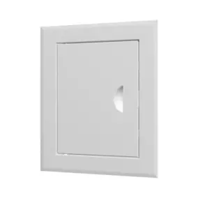 Люк-дверца ревизионный 360х560 мм, фланец 300х500 мм, стальной с ручкой 