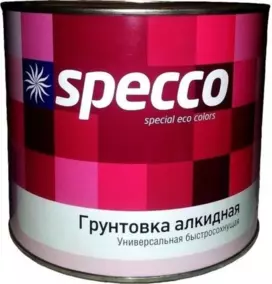 Грунтовка ГФ-021 светло-серая "SPECCO" 1,0кг