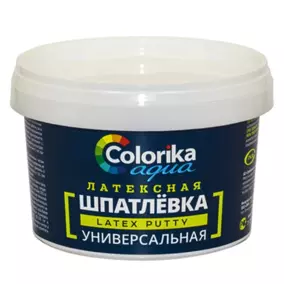 Шпатлевка Colorika Aqua латексная, универсальная, 0.8 кг