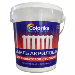 Эмаль Colorika Aqua акриловая для радиаторов, 0.8 кг