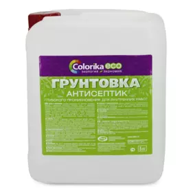 Грунтовка Colorika ECO антисептик глубокого проникновения, 5 кг 