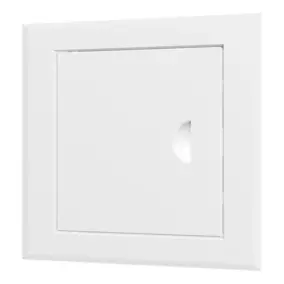 Люк-дверца ревизионный 460х460 мм, фланец 400х400 мм, стальной с ручкой 