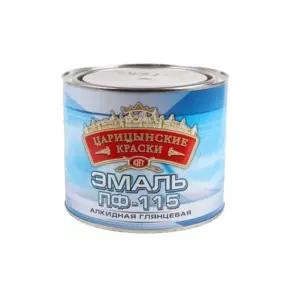 Эмаль Царицынские краски ПФ-115 универсальная, белая, 2.7 кг