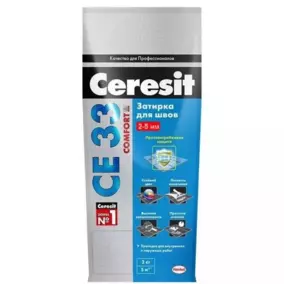 Затирка CERESIT CE33, натуральная, 2 кг