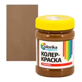 Колер-краска Colorika Aqua, коричневая, 0.3 кг