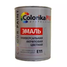 Эмаль Colorika Prof акриловая, универсальная, бежевая, 0.9 л