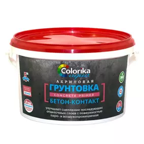 Грунтовка Colorika Aqua бетон-контакт, 3 кг