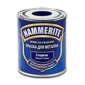 Краска по металлу Hammerite гладкая коричневая  2,5л