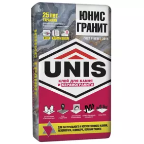 Клей для плитки Unis «Гранит», 25 кг 