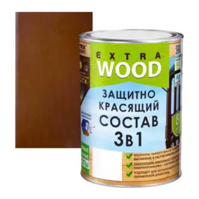 Состав Farbitex PROFI WOOD защитно-красящий 3 в 1, палисандр, 0.8 л