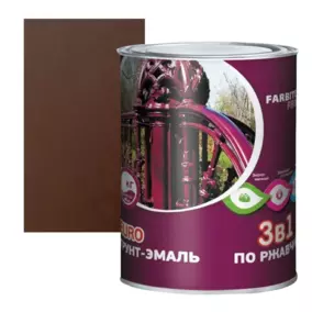 Грунт- эмаль по ржавчине Olecolor, шоколадный, 0.9 кг