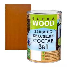 Состав Farbitex PROFI WOOD защитно-красящий 3 в 1, орех, 0.8 л