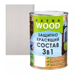 Состав Farbitex PROFI WOOD защитно-красящий 3 в 1, белый, 0.8 л