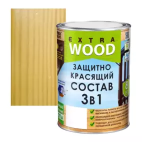 Состав Farbitex PROFI WOOD защитно-красящий 3 в 1, сосна, 0.8 л