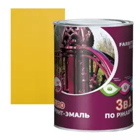 Грунт- эмаль по ржавчине Olecolor, желтый, 0.9 кг