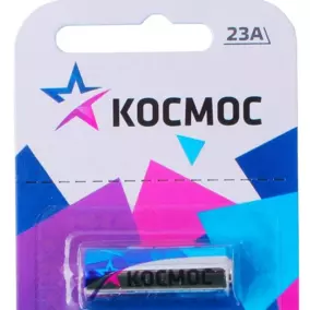 Батарейка Космос 23А, 12В, Alcaline, 5 BL, для автосигнализации