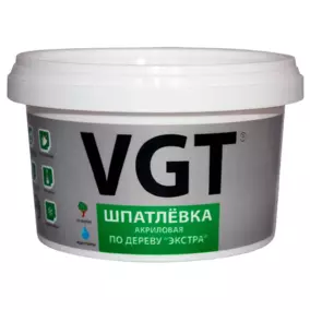 Шпатлевка по дереву VGT, акриловая «экстра» дуб, 0.3 кг