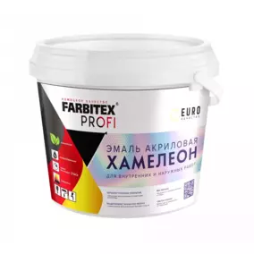 Эмаль FARBITEX PROFI акриловая с декоративным эффектом Хамелеон тропик, 0.4 л