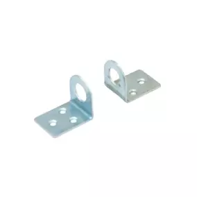 Проушина для навесных замков угловая Кунгур 30х70 мм, цинк (2 шт/уп) 