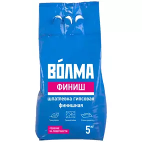 Шпаклевка ВОЛМА Финиш гипсовая, 5 кг