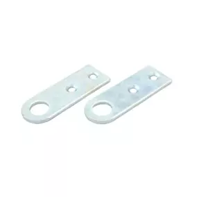 Проушина для навесных замков прямая Кунгур 18х50 мм, цинк (2 шт/уп) 