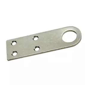 Проушина для навесных замков Кунгур 30х94 мм, цинк (2 шт/уп) 