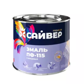 Эмаль ПФ-115 Сайвер, универсальная, шоколадная, 1.8 кг