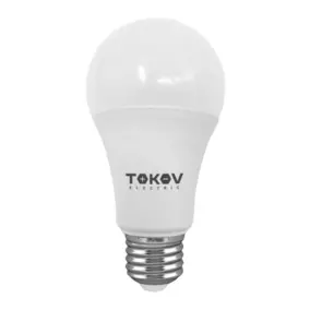 Лампа светодиодная TOKOV ELECTRIC 15Вт, А60, 6500К, Е27, 176-264В 