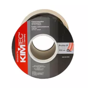 Уплотнитель KIM-TEC, P-профиль, чёрный, 9x5.5 мм