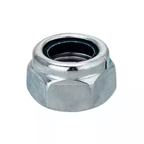 Гайка М12 со стопорным кольцом, оцинкованная, DIN 985 (4 штуки) 