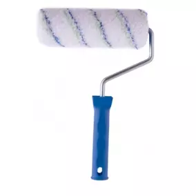 Валик Сибртех «Водные краски», 180 мм, ворс 12 мм, D 48 мм, D ручки 8 мм, полиэстер