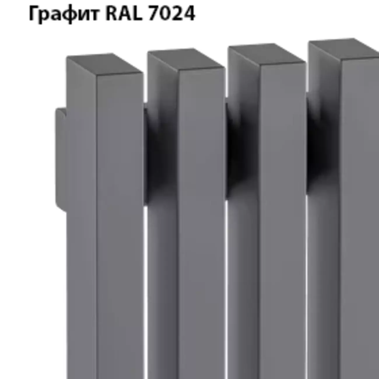 Горизонтальный радиатор WarmMet Flat H 60х30, 500-2 секции, 130 мм, 147 Вт