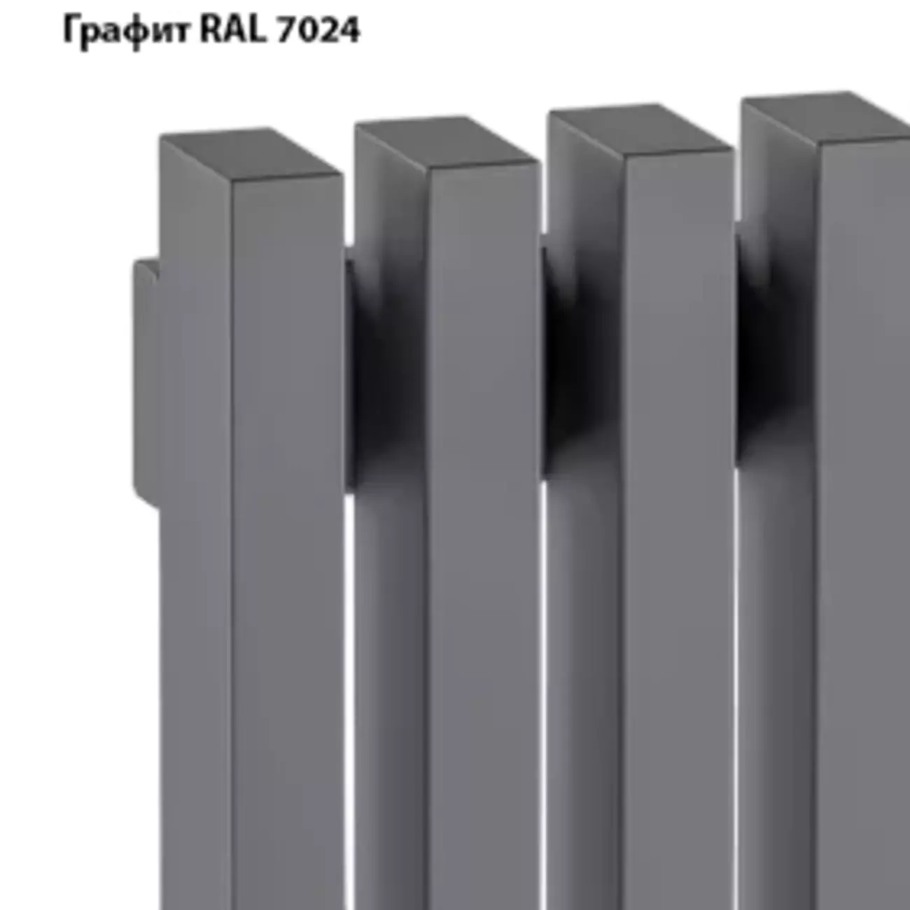 Горизонтальный радиатор WarmMet Luxe H 30х60 1000-10 секций, 480 мм, 1353 Вт