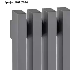 Горизонтальный радиатор WarmMet Luxe H 30х60 1000-10 секций, 480 мм, 1353 Вт