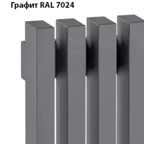 Напольный радиатор WarmMet Power HN 60х60, 500-2 секции, 140 мм, 237 Вт