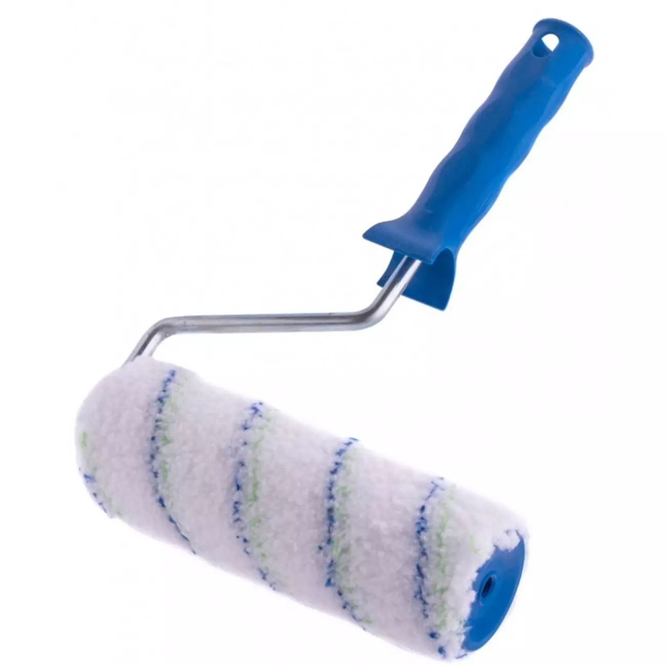 Валик Сибртех «Водные краски», 180 мм, ворс 12 мм, D 48 мм, D ручки 8 мм, полиэстер